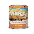 Лак для внутренних работ алкидный глянцевый MIKS COLOR ПФ-170 (Прозрачный) 0,7 кг