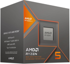 Процесор AMD sAM5 Ryzen 5 8600G 6C/12T, 4.3-5GHz, 65Вт (Radeon™ 760M) Box