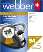 Набір мішків для пилососа Webber Electrolux Mondo E44 (02WWE44)