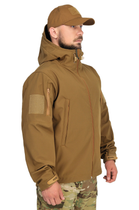 Тактична куртка WinTac Soft Shell VIKING Coyote 4XL койот - изображение 2