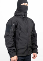 Тактична Куртка WinTac Soft Shell Viking Black S чорна - изображение 3