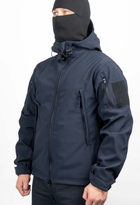 Тактична куртка WinTac Soft Shell VIKING Dark Navy Blue XS темно-синя - изображение 2