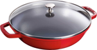 Patelnia Wok Staub Czerwona 30 cm (3272340018640)