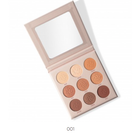 Палетка тіней для повік Bogenia Match Eyeshadow Palette 9 кольорів BG904 №001, 14.4 г
