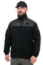 Тактична флісова кофта WinTac Jacket Black Ultrasoft М-300 4XL чорна - изображение 3