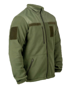 Тактична флісова кофта WinTac Sarmat arm olive Fleece 280 гр/м 6XL олива - изображение 2