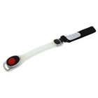 Браслет светоотражающий на руку Zelart AP01 длина 19см White-Black-Red