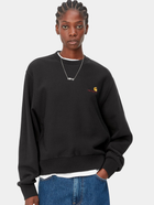 Світшот жіночий Carhartt WIP American Script Sweatshirt W I033649-89XX S Чорний (4064958867166) - зображення 1