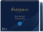 Zestaw 8 wkładów atramentowych Waterman Blue (3034325200293)