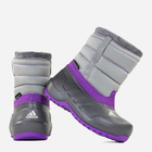 Śniegowce dziecięce dla dziewczynki ocieplane adidas Winterfun Girl G62875 34 Szare (4051941725589) - obraz 3