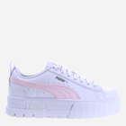 Підліткові кеди для дівчинки Puma Mayze Lth 396664-02 38 Білі (4099686525378)