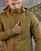 Тактична демісезонна куртка SoftShell Omni-Heat L койот (88819) - зображення 6