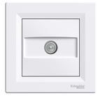 Розетка TV конечная Asfora EPH3200121 белая