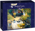 Puzzle Bluebird Śniadanie Claude Monet 68 x 48 cm 1000 elementów (3663384600401) - obraz 1