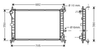 Радіатор охолодження FORD FOCUS (1999) 1.4 StarLine (AFD2264)
