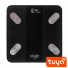 Весы напольные аналитические Adler AD 8186 Black - Smart - приложение Tuya