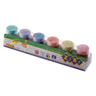 Гуаш 6кол. ZiBi KIDS Line 6691, GLITTER 20мл (24) /ZB.6691/ АКЦІЯ!