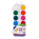 Акварель 12кол. ZiBi KIDS Line 6544-08 пласт. уп. біла /ZB.6544-08/