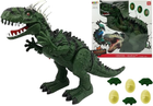 Figurka Leantoys Dinozaur składający jaja Zielony 30 cm (5908275998440)