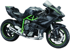 Model motocykla metalowy Maisto Kawasaki Ninja H2 R z podstawką 1:12 (090159327080) - obraz 1