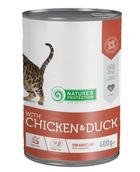 Влажный корм Nature's Protection Sterilised Chicken&Duck 400 г