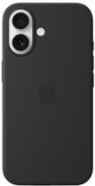 Чохол Apple iPhone 16 Silicone Case MagSafe Black (MYY13ZM/A) - зображення 3