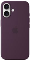 Чохол Apple iPhone 16 Silicone Case MagSafe Plum (MYY43ZM/A) - зображення 4