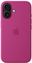 Чохол Apple iPhone 16 Plus Silicone Case MagSafe Fuchsia (MYYE3ZM/A) - зображення 5