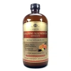Цитрат кальцію і магнію Д3 Solgar Liquid Calcium Magnesium Citrate With Vitamin D3 Vanilla Orange Flavor 473 мл