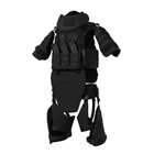 Бронекостюм TAG Pro Ukrarmor Level II (Tactical Armored Gear). Класс защиты – 2. Черный Универсальный M-XXL (регулируется сзади и на плечах) - изображение 1