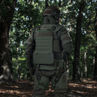 Бронекостюм TAG Pro Ukrarmor Level II (Tactical Armored Gear). Клас захисту – 2. Олива Універсальний M-XXL (регулюється ззаду та на плечах) - зображення 8