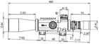 Приціл оптичний March Genesis 6x-60x56 сітка FML-TR1 з підсвічуванням. 0.05MIL - зображення 11