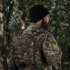 Флисовая шапка подшлемник Ukrarmor FrostWrap. Черный L/XL - зображення 4