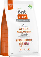 Сухий корм для собак гіпоалергенний Brit Care Adult Medium Breed Lamb & Rice Ягня 3 кг (8595602559022)