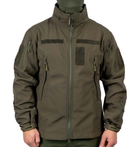 Демісезонна тактична куртка WinTac Soft Shell Stalker Olive M олива