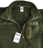 Флісова кофта WinTac Winter polar dark olive 2XL 260 гр/м олива - изображение 3