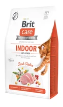 Сухий корм для кішок Brit Care Cat GF Indoor Anti-stress для мешкаючих у приміщенні з куркою