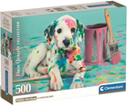 Puzzle Clementoni Compact The Funny Dalmatian 500 elementów (8005125355457) - obraz 1