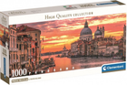 Puzzle Panorama Clementoni Compact The Grand Canal Venice 1000 elementów (8005125398782) - obraz 1