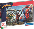 Puzzle Clementoni Super Kolor Spider-Man 104 elementy (8005125257782) - obraz 1