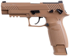 Пістолет пневматичний Sig Sauer P320 M17 Coyote Tan кал. 4.5 мм - зображення 1