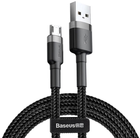 Кабель Baseus Cafule Cable USB For Micro 1.5A 2m Gray+Black (CAMKLF-CG1)