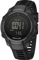 Мужские часы North Edge Vertico Black Nano с компасом