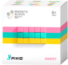 Klocki magnetyczne Pixio Sweet 60 elementów (4897105240563)