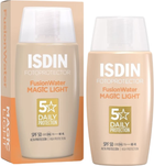 Сонцезахисний крем Isdin Fotoprotector Fusion Water Spf50 з тонуючим ефектом Light 50 мл (8429420231504)