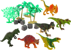 Zestaw figurek Leantoys Dinozaury z akcesoriami 24 szt (5905323213968) - obraz 2