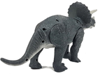 Figurka Leantoys Triceratops Szary 34 cm (5907625580700) - obraz 5