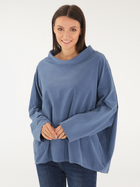 Bluza damska bez kaptura oversize Unisono 170-1110-1 M Niebieska (5906140656099) - obraz 1