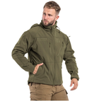 Куртка Софтшел Mil-Tec JACKET SCU OLIVE 10864012 - M - зображення 7