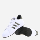 Підліткові кеди для хлопчика adidas Grand Court 2.0 K IF3669 36 Білий/Зелений (4066766543638) - зображення 4